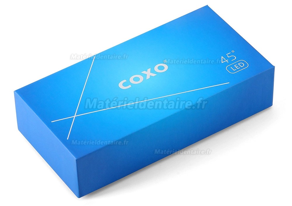 Pièce à main contre-angle COXO CX235C7-7 45° LED multiplicateur 1:5